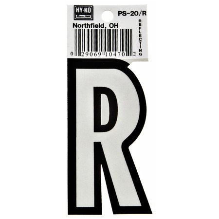 HY-KO 3.25In Boat Letter R, 10PK A10470